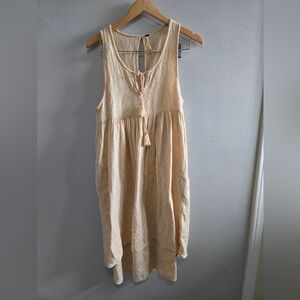 Free People Beach Beige Midi Dress Size XS
